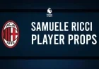 Samuele Ricci Goal Scoring Odds and Player Props Against Parma on November 8