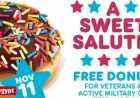 Dunkin’® Honors Military Heroes This Veterans Day