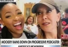 Left-Wing Podcaster Kisses Jasmine Crockett’s Shoes in Bizarre Moment