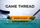 Sharks vs. Wild: Lineup, Game Thread, and Viewing Details