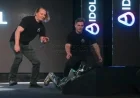 Russian Robot Stumbles on Stage During Debut Performance