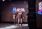 Russian Robot Takes a Tumble on Stage at Moscow Showcase