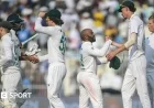 South Africa Clinches First Test Victory in India Since 2010 in Nail-biting Low-Scoring Showdown