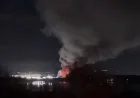 Major Warehouse Blaze in Little Island Destroys Trucks as Firefighters Battle the Flames