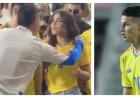 James Rodríguez sparks social media frenzy spotted with girlfriend in romantic moment during Colombia vs New Zealand match video