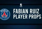 Fabian Ruiz Goal Scoring Odds and Player Props for AS Monaco Match on November 29