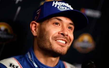 Larson Targets Second Cup Series Title Competing Against Stewart and Gordon