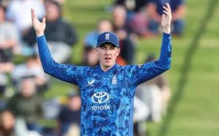 England Struggles Continue in 2nd ODI Against New Zealand
