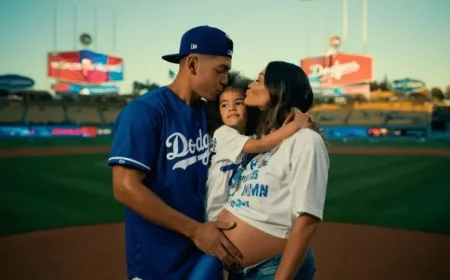 Kike Hernandez and Mariana Vicente Celebrate Baby Boy Announcement at World Series