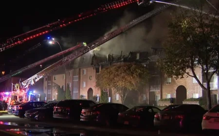 Massive Fire Renders Over 100 Homeless in Blackwood Apartment Complex