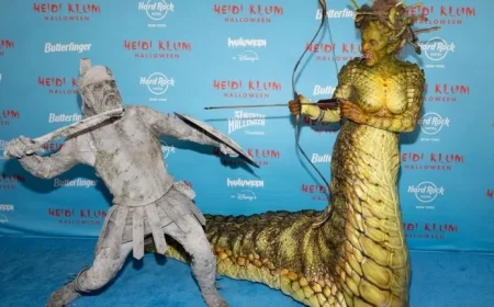 Heidi Klum Reveals Terrifying Costumes Featuring Razor-Sharp Teeth for a Spooky Peek