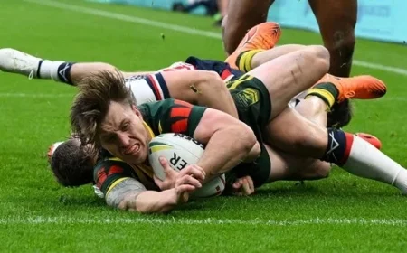 Cameron Munster Scores Thrilling Try Against England