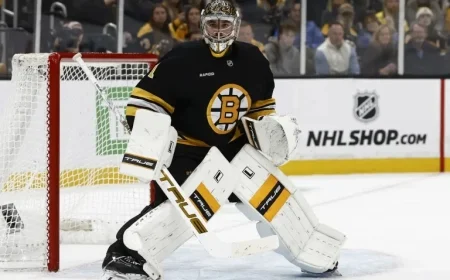 Swayman to Lead Bruins in Saturday Matinée Clash Against Hurricanes