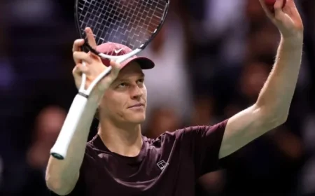 Sinner Focuses on Performance Boosts World No. 1 Hopes with Victory Over Shelton