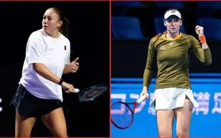 Amanda Anisimova and Elena Rybakina Set for First-Ever Showdown Sparks Excitement Ahead of Finals