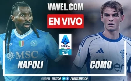 Live Serie A Action Today Napoli vs Como as Teams Battle to Stay on Top 0-0