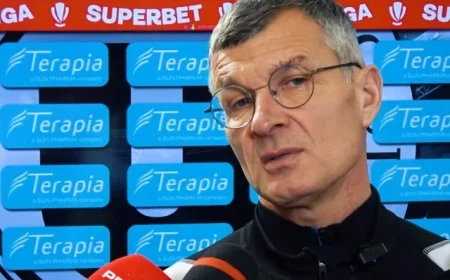 Ioan Ovidiu Sabău Confident in U Cluj’s Victory Over FCSB Insights on Cristiano Bergodi