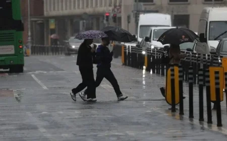 Yellow rain warning alerts issued for four counties