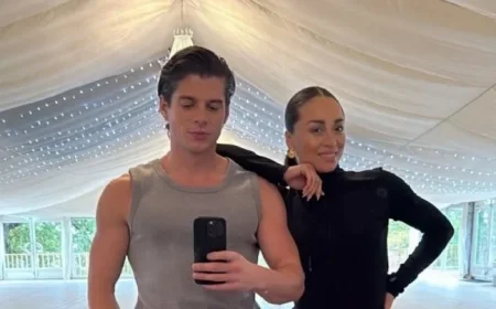 Lewis Cope’s girlfriend shows support for Strictly pair him and Katya Jones amid Emmerdale comeback questions
