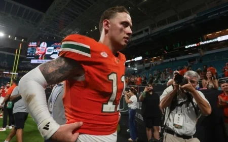 Carson Beck Jokes Thrill Fans as Miami QB Struggles Against SMU