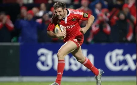 Former Munster Star Set to Perform Ireland’s Call at Chicago All Blacks Test