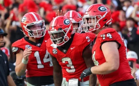 Georgia’s Rushing Attack Thrives with Rejuvenated Offensive Line
