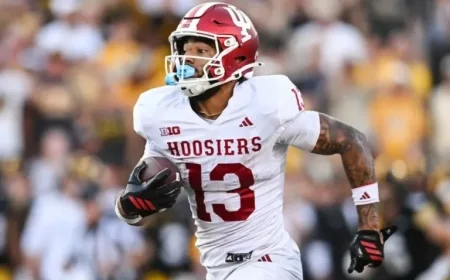 Elijah Sarratt Shines: Week 10 NFL Draft Scouting Report for Indiana WR
