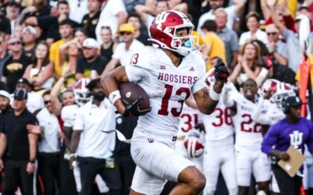 IU Football WR Elijah Sarratt Spotlighted on BTN’s “The Journey”