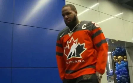 Vladimir Guerrero Jr. Honors Marie-Philip Poulin; Addison Barger Promoted – MLB Highlights