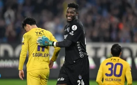 Former Trabzonspor Coach Labels Andre Onana a Downgrade Not the Best Goalkeeper in Turkish Super Lig