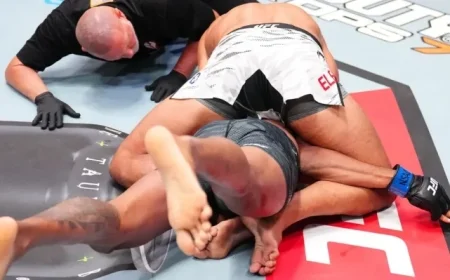 Shocking Moment Contender Series Standout Knocked Out Cold After Referee Overlooks Tap