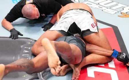 UFC Vegas 110: Billy Elekana Secures Victory After Referee Misses Kevin Christian’s Tap-Out