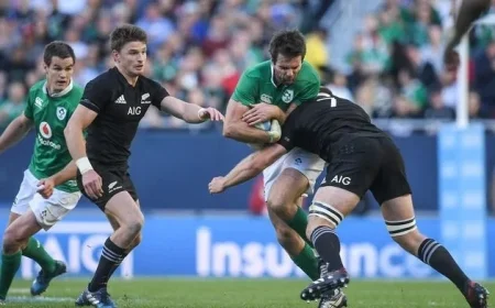 Former Ulster Star Reflects on Ireland’s Historic Victory Over the All Blacks: A Clash Against Old Friends