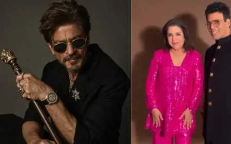 Farah Khan Karan Johar and Navya Naveli Nanda Set Sail to Alibag for Shah Rukh Khan’s 60th Birthday Celebration