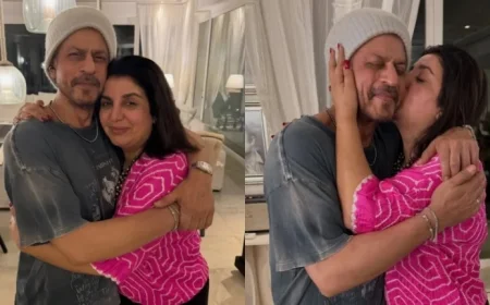 Farah Khan Wishes Shah Rukh Khan a Century of Stardom with Heartwarming Photos from His 60th Birthday Celebration in Bollywood