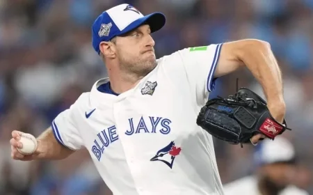 Blue Jays’ Scherzer Dominates Game 7 with Stellar World Series Performance