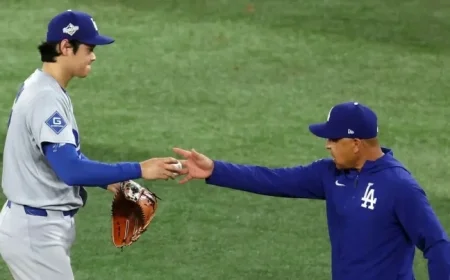 Shohei Ohtani Exits World Series Mound Early After Blue Jays Strike