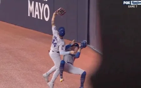 Dodgers’ Andy Pages’ incredible catch stuns fans and prevents World Series walk-off in thrilling 9th inning