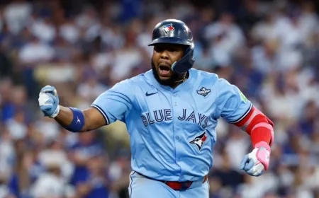 Vlad Jr. Channels Past Rangers Stars with Explosive Postseason Power Performance