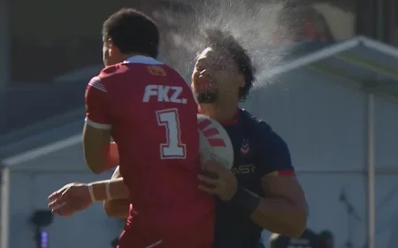 Pacific Championships Live Updates: Dramatic Moment for Tonga as Eli Katoa Injury Scare Unfolds; Kiwi Veteran Kieran Foran Set for Emotional Home Farewell in Epic Showdown