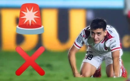 Gilberto Mora Fractures Bone During Tijuana Training Session