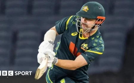 Live Cricket Score and Radio Commentary: Australia vs India Third T20 Showdown in Hobart
