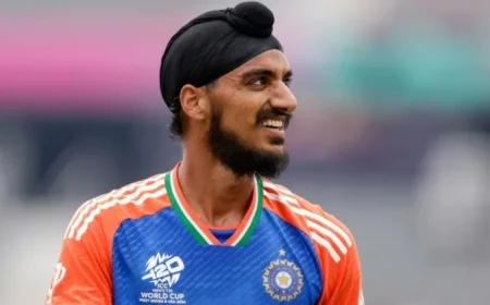 Comeback Pacer Arshdeep Singh Shines with Two Wickets in Two Overs Putting Australia on the Back Foot in 3rd T20I