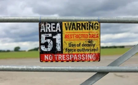 Area 51 Lockdown Triggered by Mysterious Skyfall of Unknown Object