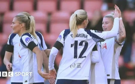 Tottenham Triumphs 2-1 Over Liverpool With Goals by Toko Koga and Beth England in Stunning Comeback