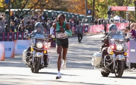 Hellen Obiri Wins NYC Marathon, Breaks Women’s Course Record