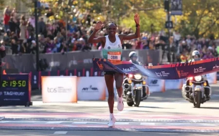 Hellen Obiri Breaks Record in 2025 New York City Marathon Victory