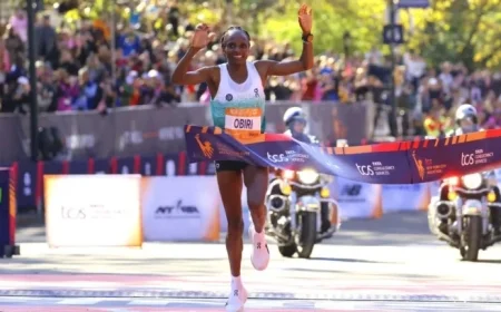 Obiri Sets NYC Marathon Record with Victory