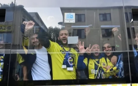 1900 Fenerbahçe Fans Gather in Dolmabahçe for Derby Match!