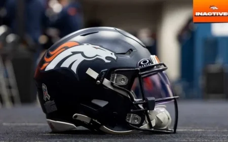 Broncos Release Inactive Roster for Week 9 Clash with Texans